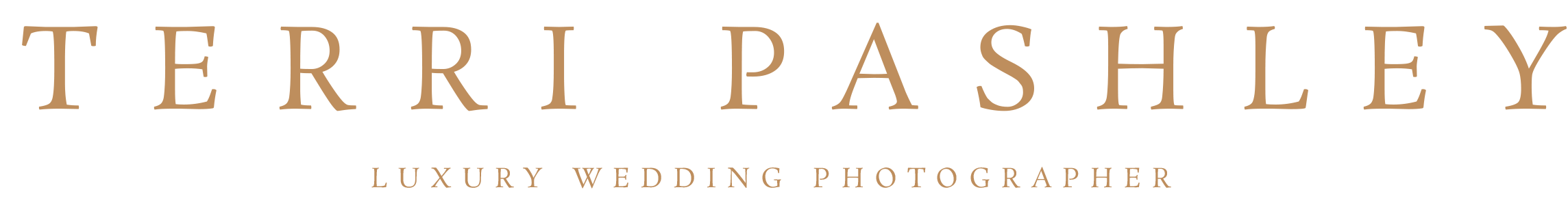 The Terri Pashley Photography logo in gold
